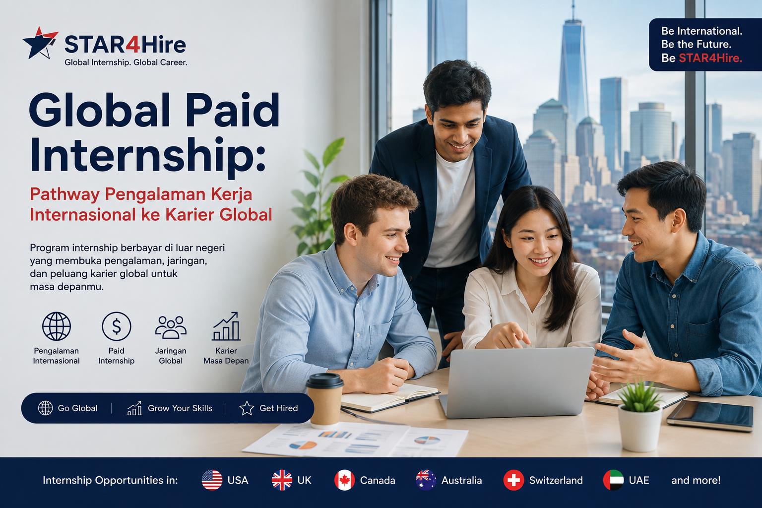 Perbandingan J1 Intern dan J1 Trainee untuk student fresh graduate dan profesional Indonesia